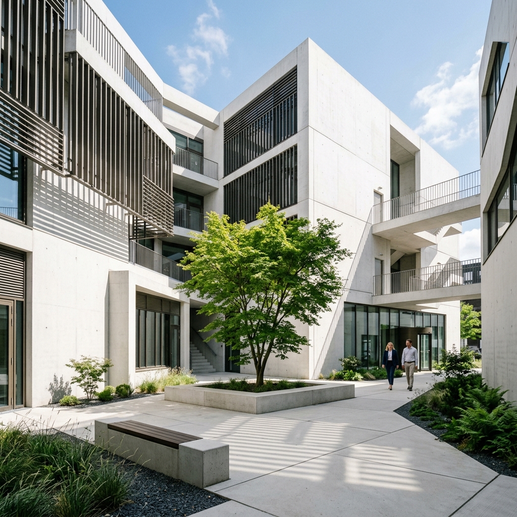 TVS New School Courtyard